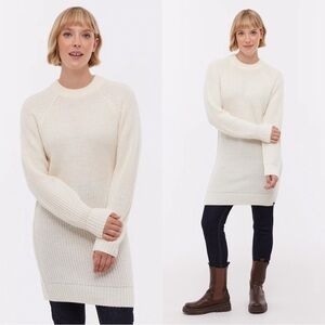 Bench Karlie Rib Knit Sweater Dress – White | Size M | NWT